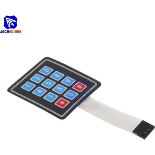 New 3*4 Matrix Array/Matrix Keyboard 12 Key Membrane Switch Keypad for Arduino
