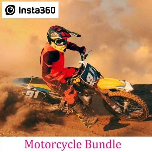 Insta360 Motorcycle Mount Bundle For ONE X2 / ONE R / ONE X Action Camera Professional Sports Accessories