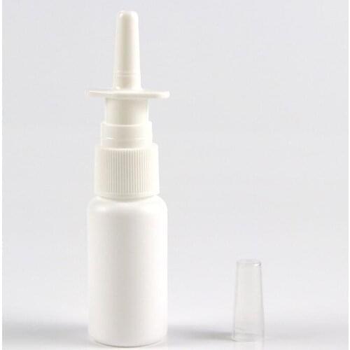 Wholesale 1000 pcs 10ml White Empty Plastic Nasal Spray Bottle 10ml Nasal Atomizers#4403