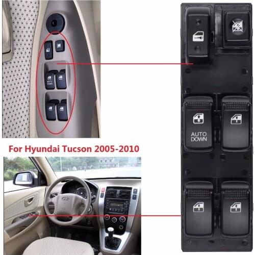 Electric Power Window Master Control Switch 93570-2E000 For 2008 Hyundai Tucson 2.0L 2.4L 2.7L l4 V6 OE# 935702E000
