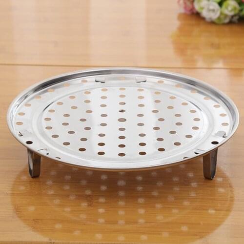 Stainless Steel Steamer Rack Food Mesh Steamer Shelf Insert Dumpling Pot Steaming Tray Stand Cookware Kitchen Heating Tools