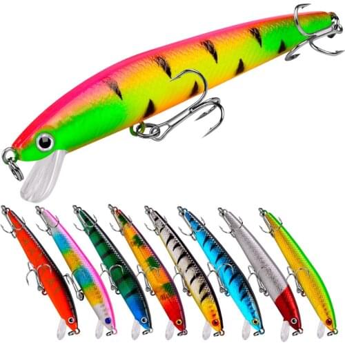 1Pcs 9.5cm 8.5g Fishing Lures Minnow Wobbler Floating Bass Trolling Artificial Hard Bait Crankbait Carp Pesca Fishing Tackle