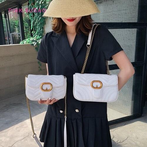 Pink Sugao crossbody bags for women designer purses and handbags luxury handbags women bags designer chain bag Shoulder bag new