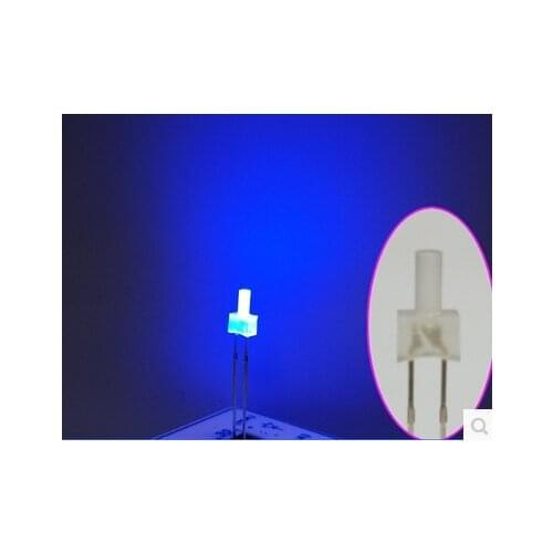 Through Hole Tower 2mm Diffused Blue LED Diode Light Beads