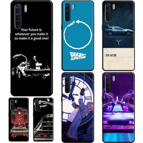 Back To The Future Time Machine For OPPO A91 A83 A15 A1K A5S A31 A53 A5 A9 2020 F5 F7 A52 A72 Reno 2 Z 4 Pro Phone Cover