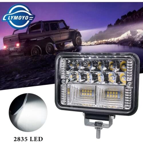 Work Light 26LED 78W 12V 24V Car LED Fog Light for Truck Tractor Off Road Mini Ledbar Off Road Spotlight Auto Motor Accessories