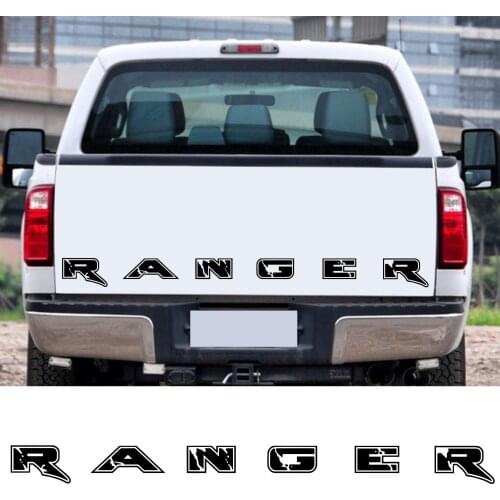 Racing back door letter pattern Vinyl Sticker Car trunk decoration Decal Ford Ranger decoration auto parts