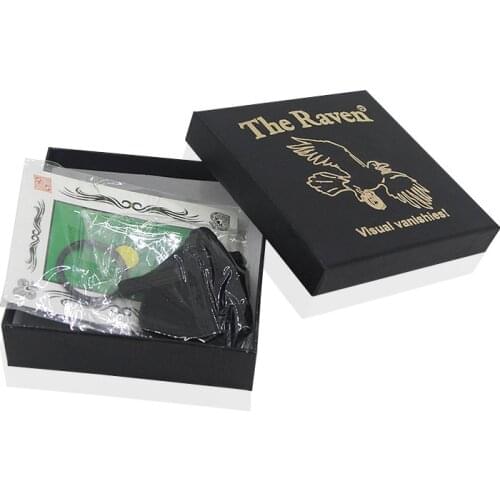 The Raven Magic Tricks Great Visual Vanishing Coin Magic Close-Up Street Professional Magic Gimmick Products Toys