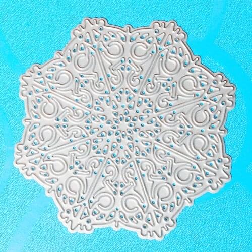 YINISE Metal Cutting Dies For Scrapbooking Stencils SNOWFLAKE DIY Album Cards Decoration Embossing Folder Craft Die Cuts Cutter