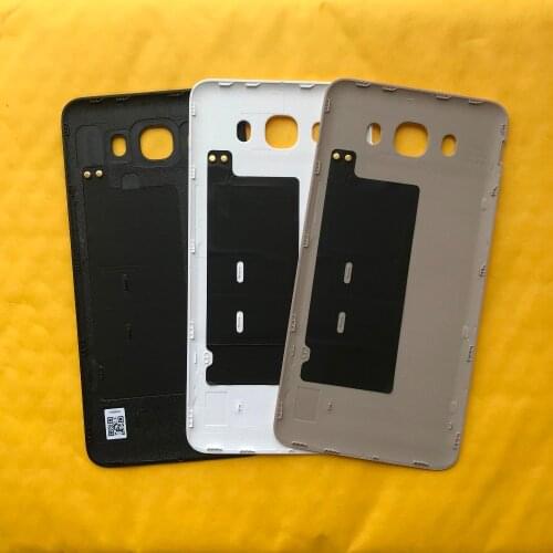 Tempered Glass + For Samsung Galaxy J7 2016 J710 J710F J710FN J710H J710M J710MN Original Phone Case Battery Back Cover With NFC