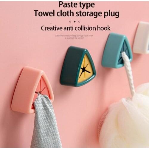 1/5pcs Towel Rack Dishcloth Bath Ball Rag Rack Silica Gel Punch-free Multipurpose For Home Bathroom Bedroom Kitchen Restaurant
