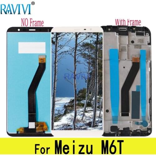 5.7" M6T LCD For MEIZU M6T LCD Display M811Q M811H Touch Screen Digitizer Assembly Replacement with Frame For MEIZU M6T