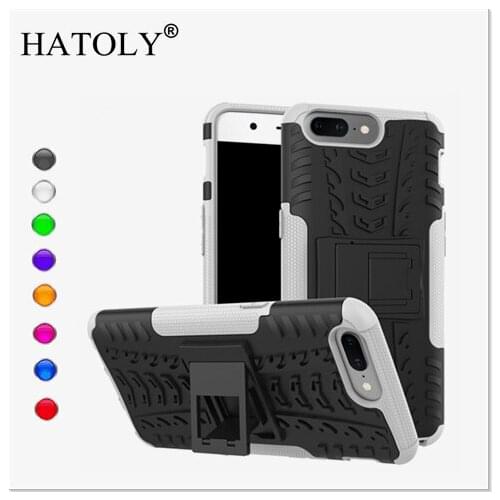 For Cover Oneplus 5 Case Anti-knock Heavy Duty Armor Stand Cover For Oneplus 5 Silicone Phone Bumper Case For Oneplus 5 1+5