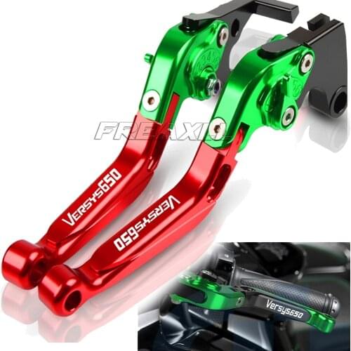 For KAWASAKI Versys 650 Versys650 CNC Aluminum Motorcycle Folding Extendable Brake Clutch Levers 2009 2010 2011 2012 2013 2014