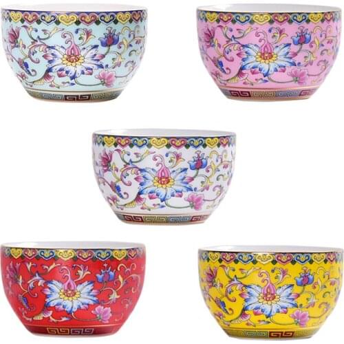 Porcelain ceramic new enamel chinese teacup japanese tea cup
