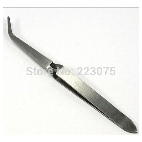 Hot Cross Action Curved Tweezer Jeweler Hobby Craft Model Maker Modeling Tool New 2pcs/lot