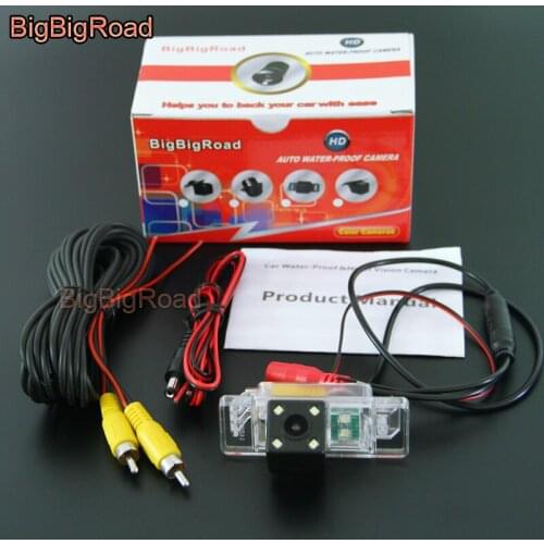 BigBigRoad Car Rear View Reverse Backup Camera For Nissan QASHQAI X-TRAIL Geniss Night Vision Waterproof Parking Camera