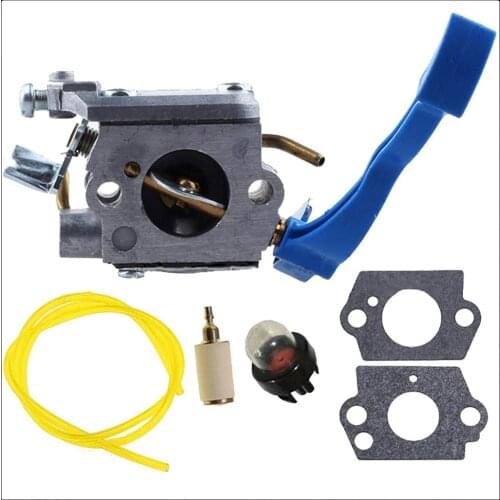 Carburetor for Husqvarna 125B 125BVX 125BX Leaf Blower Trimmer Replaces Zama C1Q-W37 Carb with Fuel Line Kit Trimmer cutter