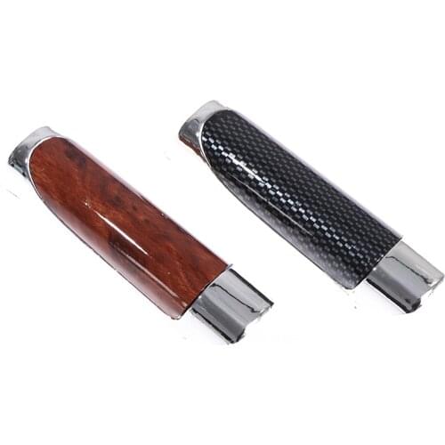 Hot sale 1PC Universal Fashion Car Decoration ABS Anti-slip Handbrake Covers Auto Gear Shift Collars