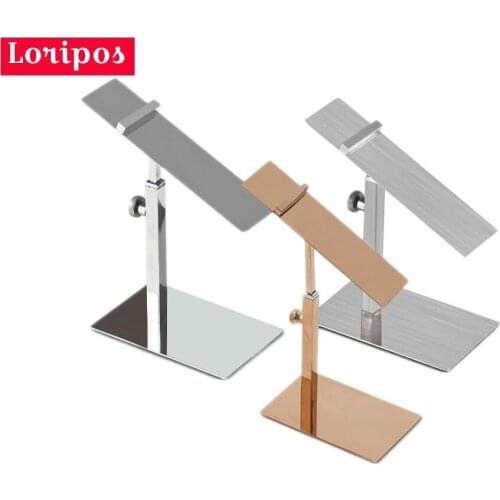 Metal Shoes Display Stand Stainless Shoe Display Rack Women Shoes Display Organizer Men Shoes Rack Storage Organizer Table Stand