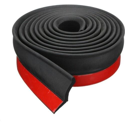3/5m Garage Door Weather Multipurpose Home Edge Replacement Full Wrap Dustproof Portable Adhesive Seal Strip Bottom Rubber Trim