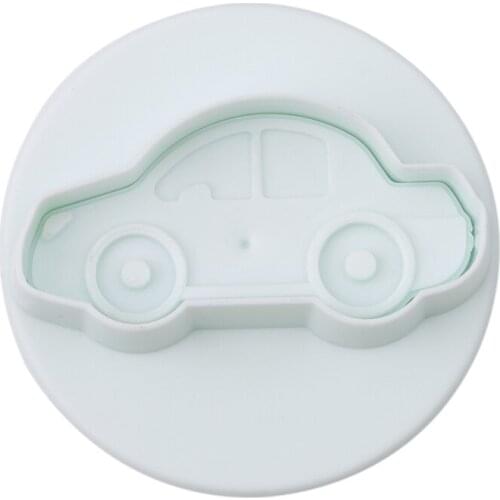 4pcs/set Car Plane Truck Set Plastic Plunger Cutter Cookie Mold Embossing Cake Decorating Creativity Environmental Fondant Mould