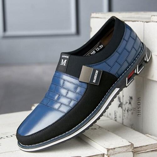 Newest 2021 Leather Shoes Men Casual Shoes Loafers Mocasines Hombre Breathable Slip Sneakers Men Shoes Leather Zapatos De Hombre