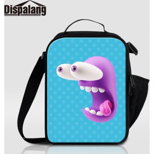 Dispalang Cartoon Animal Lunch Bags Student Screaming Portable Insulated Lunch Box For Kids Cooler Box Tote Bag Thermal Food Bag