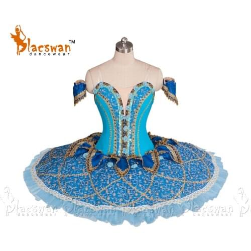 Sleeping Beauty Fairy Costume Ballet Raymonda Variation Child Blue Professional Ballet Tutu Classical Ballet Costume Girls BT899