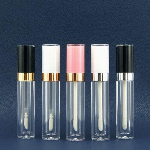 100pcs 3.5ml Empty Lip Gloss Tubes Containers Mini Refillable Lipgoss Balm Bottles with Lid for Lipstick Samples