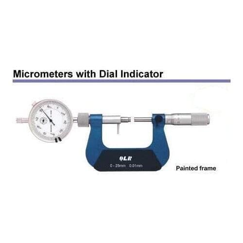 High quality Xibei brand 0-25mm Micrometers with dial indicator indicator micrometer