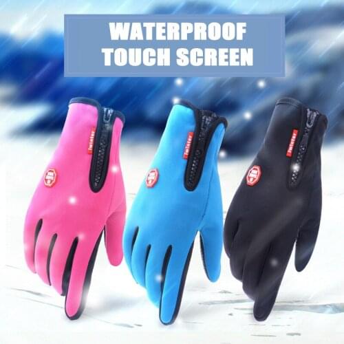 Winter Warm Touch Screen Sports Gloves For Men Waterproof Ski Cycling Windproof Nonslip Army Motorcycle Ride Running Women Glove