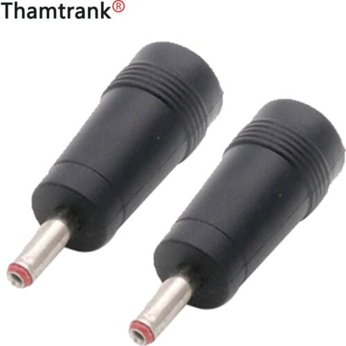 10pcs DC 35135 Male Plug DC Power Connector 3.5x1.35mm Male to DC 5.5x2.1mm Female Jack Socket Laptop Travel Charger Adapter