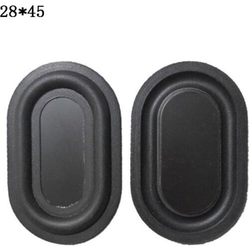 2PCS Oval Bass Diaphragm Rubber Passive Radiator Bass Vibration Plates 2040-6090