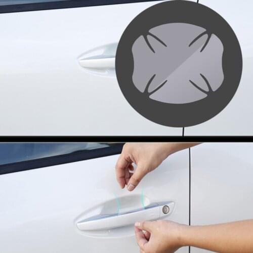 4pcs/lot Car door Handle Stickers Protection for Kia Rio K2 K3 K5 K4 Cerato,Soul,Forte,Sportage R,SORENTO,Mohave,OPTIMA