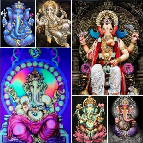 DIY 5D Diamond Painting Without Wood Frame Rhinestone Mosaic Full Drill Diamond Embroidery Kit Cross Stitch Animal Handmade Gift