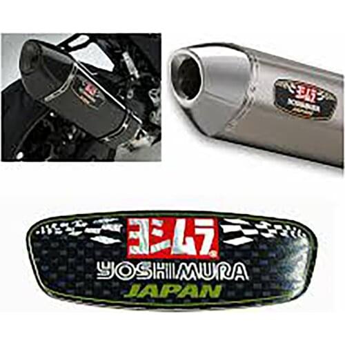 Aluminium Motorcycle Exhaust Stickers For Yoshimura