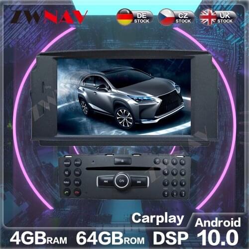 Android 10 DSP Car DVD Player GPS Navigation For Mercedes Benz ML W203 Multimedia Player Car Head Unit Auto Radio Tape Recorder