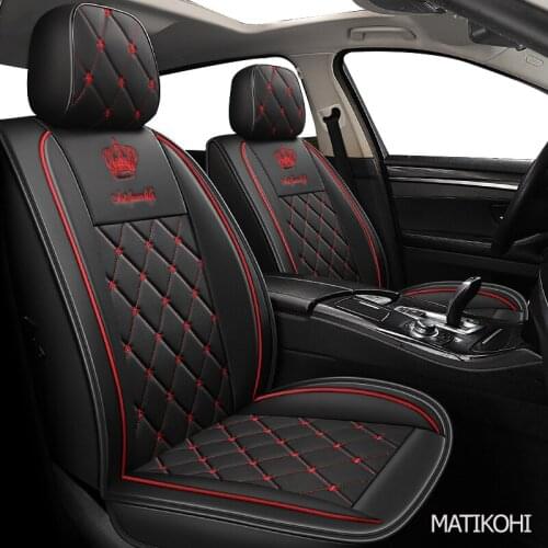 MATIKOHI leather car seat cover For audi a3 8p 8l sportback q7 2007 q5 a4 b7 avant a6 c5 avant a5 a1 q2 q3 car seats accessori