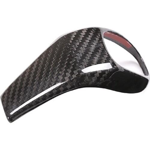 Carbon Fiber Style Car Gear Shift Knob Cover Trim Replacement for-BMW 1 2 Series X1 F48