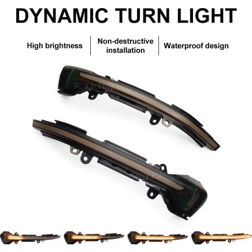 For SEAT Leon III Mk3 5F ST FR Cupra Ibiza Mk5 V KJ1 Arona KJ7 Dynamic Blinker LED Turn Signal Lamp Rearview Mirror Light