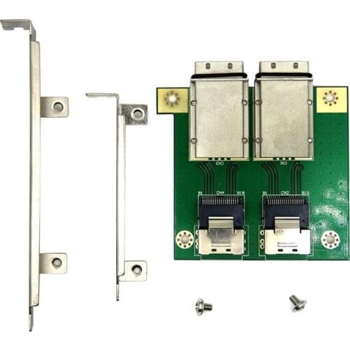 Mini SAS26p Pci Server Array Card Dual Mini SAS-SFF-8087 to an External SFF-8088 Interface Adapter Board