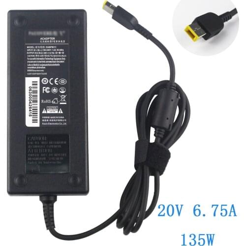 New 135W 20V 6.75A AC Adapter Charger For Lenovo R720-15IKBN C560 C360 C455 5.5*2.5MM