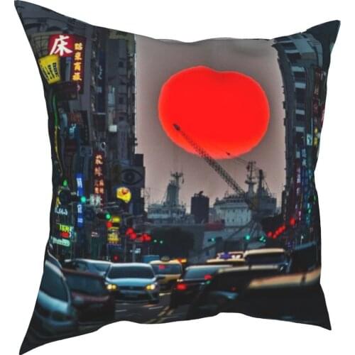 New 3D printing pillow case linen pillow case home decoration pillow case sofa decoration
