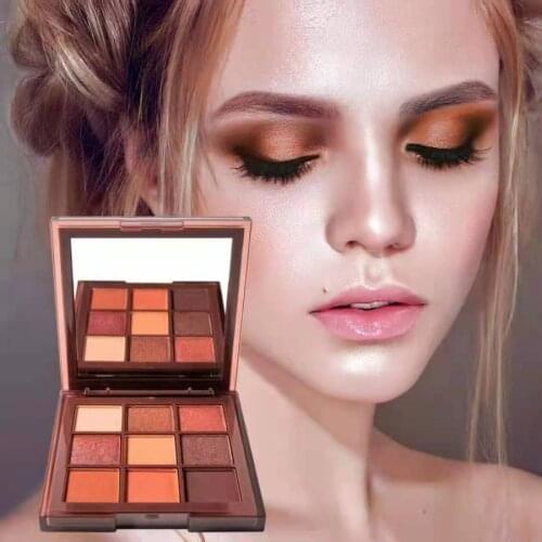 Nude Eyeshadow Tiny Pallets Brown 9 Shades Makeup Eyes Cosmetics for Women Matte Shimmer Wholesale Cute Children Contour Palette