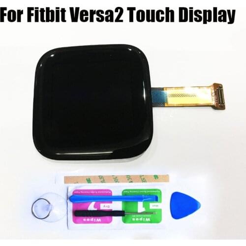 Original LCD Screen For Fitbit Versa 2 LCD Display Touch Screen Digitizer Screen For Fitbit Versa2 Smart Watch LCD Replacement