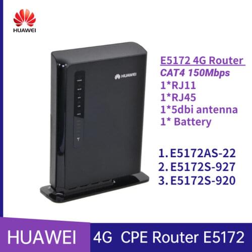 HUAWEI E5172 unlocked CAT4 150Mbps E5172As-22 E5172s-22 4G LTE CPE wireless gateway
