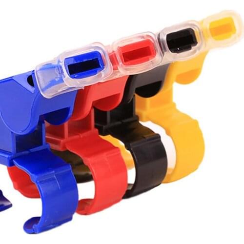 Sports Training Whistle Football Referee Finger Whistle Safe High Frequency For Basketball Football Match Sport (Random Color)