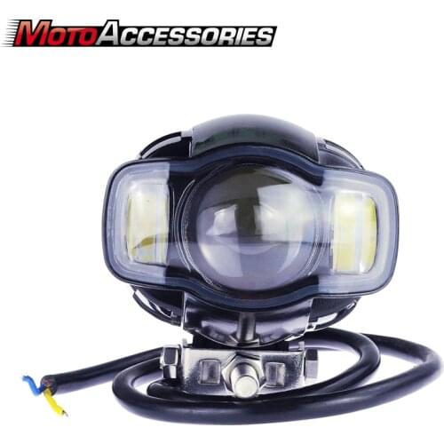 MotoAccessories LED Headlight Durable Super Bright Scooters Spot Light Motorbike Fog Lamp For ATV Harley Motocross 20W Spotlight