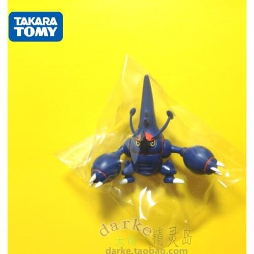 TAKARA TOMY Genuine Pokemon Heracross SP Bug and Fighting Type Joints Movable Action Figure Model Toys